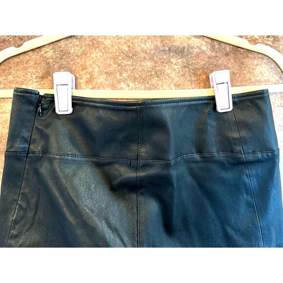Lita by Ciara Leather Biker Shorts - 100% Lamb Leather Black - size 4 - Picture 14 of 15